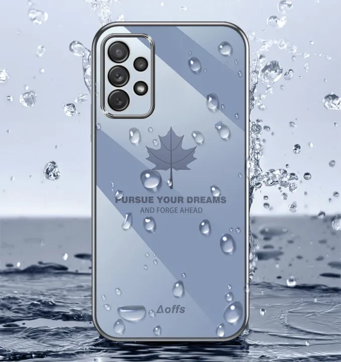For%20Samsung%20Galaxy%20A33%205G%20back%20cover%20wristband%20fashion%20shiny%20Maple%20Leaf%20plating%20square%20bumper%20phone%20case%20soft%20TPU%20silicone%20shockproof%20protective%20cover%20-%20Image%206