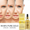 24K Gold Concentrated Facial Serum Liquid Skin Moisturizing Pore-shrinking Snails Serum Anti Aging Anti Wrinkle Skin Care -30ml. 