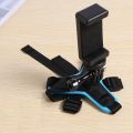 Helmet Chin Mount Holder with Phone Stand and Remote Ski / Motorcycle Helmet Stand for Action Camera and Phone.