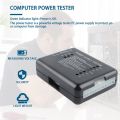 TE LED 20/24 Pin PSU ATX SATA HDD Power Supply Tester Checker Meter PC Computer Black. 