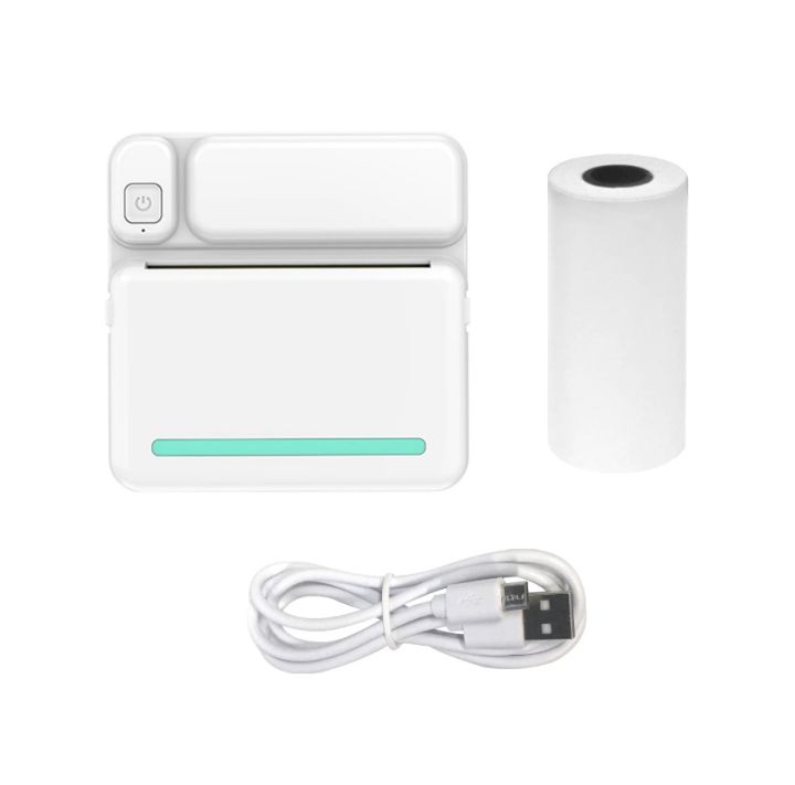 Mini Pocket Photo Printer Portable Thermal Printing Machine Wireless BT Connection for Picture Lable DIY Handcraft List Memo Notes Journal