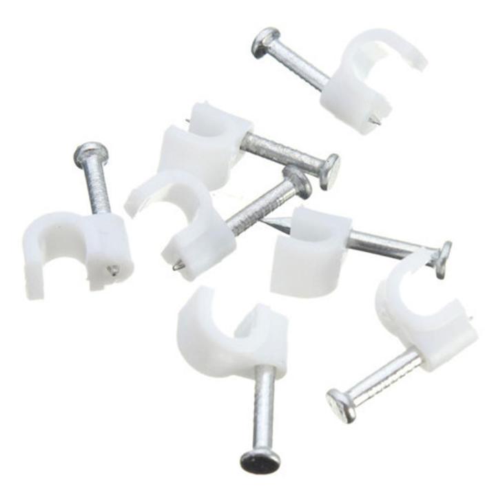 Electric Cable Clips 5mm (100pcs)