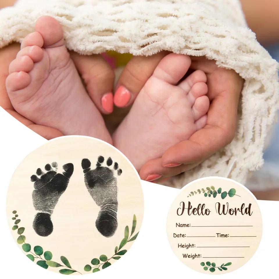 Hello World Newborn Outfit Hello World Sign Wooden Baby Name ...