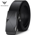 OIMG Williampolo Men Belt Luxury Leather Automatic Buckle Belts High Quality Fashion Design Belt Classice Brand. 