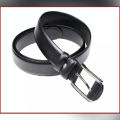Black Leather Formal Belt For Men.
