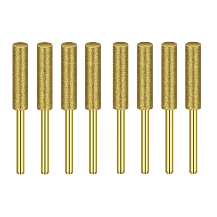 8Pcs High Hardness Diamond Chainsaw Sharpener-(5/32 Inch, 4.0mm)