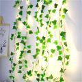 2M 20 LED Ivy String Lights – Artificial Green Leaf Vine with Battery Operated Fairy Lights for Home, Wall, Wedding & Party Décor.