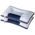 Ketsumeishi Pillow Cervical Support Single Double One-Pair Package Home Improve Sleeping Low Loft Pillow Cervical Pillow Insert.