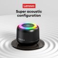 Original Lenovo K14 Pro RGB Portable Bluetooth 5.4 Speaker Vibrating Surround Sound Subwoofer Speaker Tweeter Ultra Sound Outdoor Speaker. 