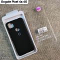 For Google Pixel 4a (4G) Luxury Logo Silicon Protect Back Cover Soft Phone Case.