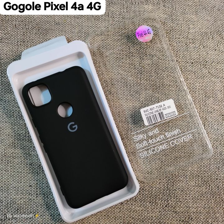 For Google Pixel 4a (4G) Luxury Logo Silicon Protect Back Cover Soft Phone Case