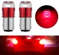 2pcs Red Strobe Lamp Parking Reverse LED Trunk Bulb Car Brake Turn Signal Tail Flashing Light. 