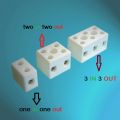 Ceramics Terminal Blocks 01 way 2 way 3 way 10 Ampere High Temperature Ceramic Connector Heater Connection accessories. 