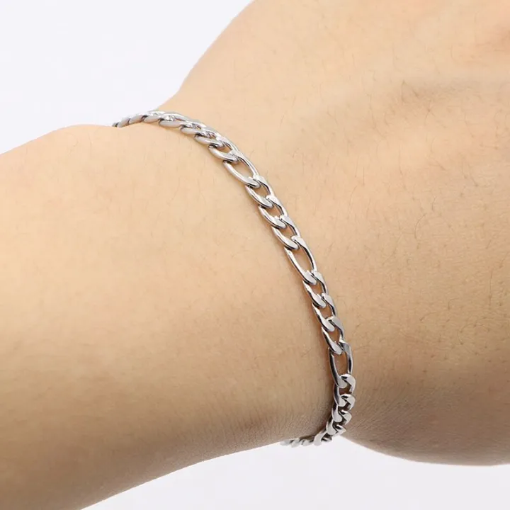 3-5mm%20Width%20Waterproof%20Stainless%20Steel%20New%20Punk%20Figaro%20Link%20Chain%20Basic%20Women%20Bracelet%20For%20Hip%20Hop%20Bangle%20Jewelry%20Gifts%20-%20Image%204