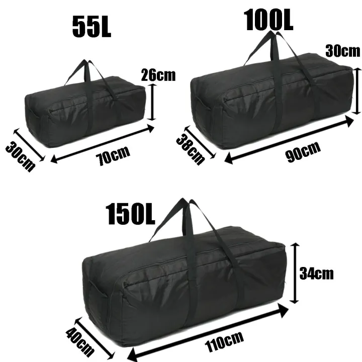 150L%20100L%2055L%20Gym%20Bag%20Outdoor%20Unisex%20Large%20Capacity%20Folding%20Duffle%20Travel%20Weekend%20Overnight%20Luggage%20Bag%20Waterproof%20Sport%20Bags%20-%20Image%203