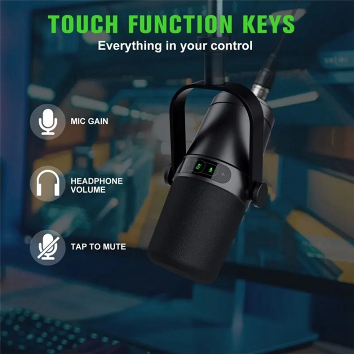Professional%20Dynamic%20Microphone%20Professional%20USB/XLR%20Dynamic%20Microphone%20for%20Broadcast%20Podcast%20&%20Recording%20Studio%20Mic%20for%20Music%20&%20Speech%20SM7B%20-%20Image%202