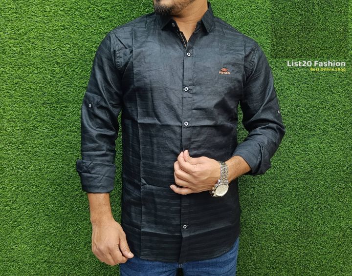 List20%20Fashion%20Premium%20Quality%20Cotton%20Solid%20Shirt%20For%20Men's%20-%20Image%206