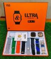Y80 Ultra Smart Watch Apple Clone With 8 Straps and 1 Back-Cover.