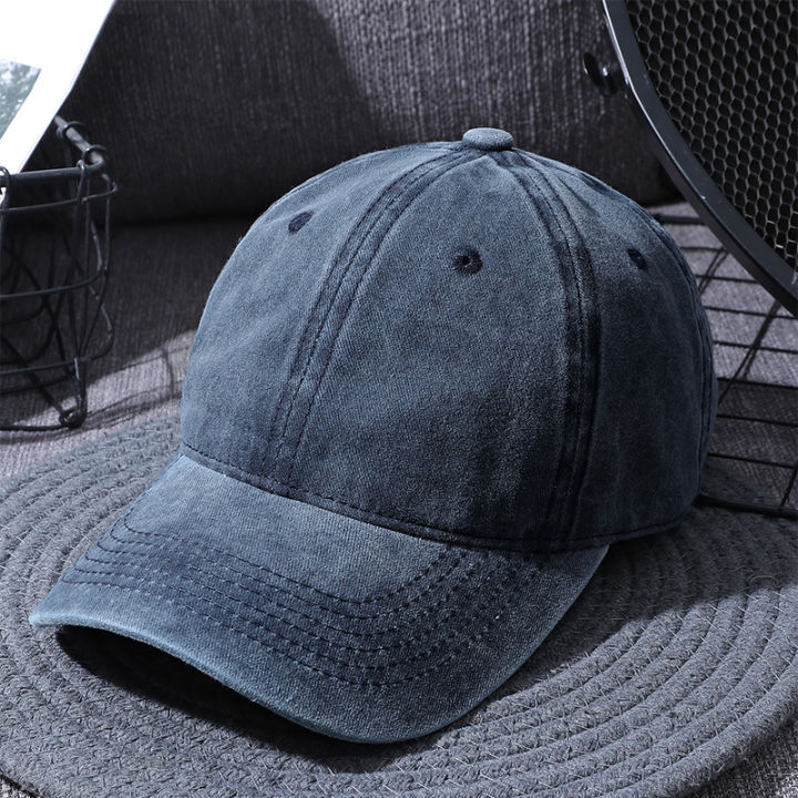Men's%20Washed%20Pure%20Color%20Cap%20Baseball%20Cap%20-%20Image%202