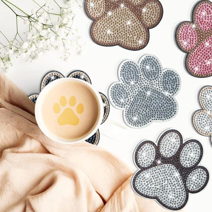 10%20Pcs%20Dog%20Paw%20Shaped%20Painting%20Coasters%20Kits%20DIY%20Pet%20Paw%20Painting%20Coasters%20With%20Holder%20-%20Image%205