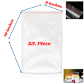 Zip/Zipper Lock Poly Bag-Plastic Packet  8x10 inch Pack of 25 Pcs. 