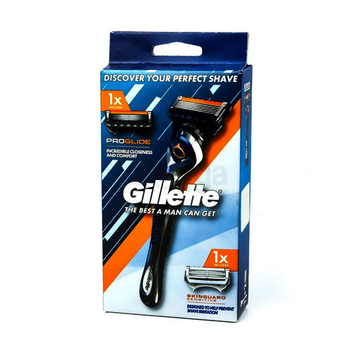 Gillette Proglide Skinguard Sensitive Razor with 2