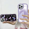 Jizetin for Huawei Mate 20 Pro Back Cover + Free Pop Socket Colorful Butterfly Soft Wavy Shape TPU Phone Case For Girls Boys.