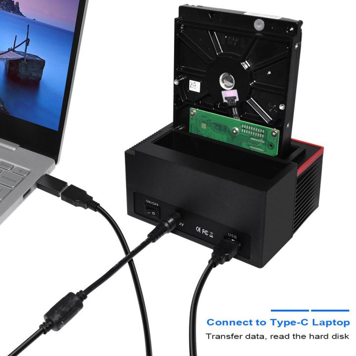 Hannord%202.5/3.5%20SATA%20IDE%20HDD%20Docking%20Station%20Clone%20HDD%20Enclosure%20Station%20USB%202.0%20Type%20C%20Hub%20MS/M2/XD/CF/SD/TF%20Card%20Reader%20-%20Image%203
