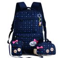 3PCS/Set Cute Printing School Bags For  Girls Children Waterproof School Backpacks Kids Bag Schoolbag Nylon Mochila Infantil. 