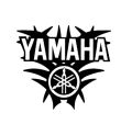 Yamaha Logo Fire Pattern Stickers Bike Fz v2 Fzs v3 Mt 09 Stem Sides Mudguard Hood Bumper sticker. 