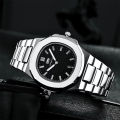 2023 Originate Luxury Watch Business Waterproof Male Clock Luminous Date Stainless Steel Square Quartz Men Watch reloj hombre. 