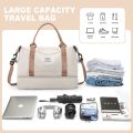 Likros Duffel Bag Travel Bag with Shoes Compartment, Gym Tote Bags, Shoulder Weekender Overnight Bag for Women Luggage Hangbag.
