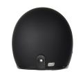 Motorcycle Helmet Vintage Harley 3/4 without Visor Lens (Black L).