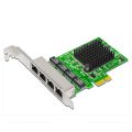 Network Cards Network/Ethernet/Lan Adapter PCI-E Network Card Realtek RJ45 Internet Ethernet Gigabit 4 Port Network Card. 