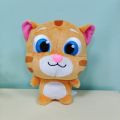 1PC 15cm Talking Tom And Friends Plush Toys Doll Kawaii Angela Hank Ginger Ben Claw Machine Dolls Can't Talk Version.