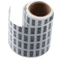 2000PCS Number Stickers Inventory Stickers Asset Tags Consecutive Number Stickers Self-Adhesive Numbered Labels (1-2000). 