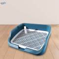 Dog Toilet Puppy Potty Tray for Cat Dog Potty Pan Indoor Reusable Litter Box Blue.