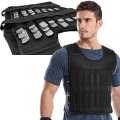 10kg Weighted Vest Adjustable Loading Weight Jacket Exercise Weightloading Vest Boxing Training Waistcoat. 