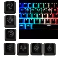 1PC Custom Genshin Keycap OEM Profile ABS Backlit Keycaps R4 Height Key Cap for Cherry Mx Switch Mechanical Keyboard. 