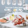 WiFI Smart Ice Maker Machine,35lbs/24H Ice Maker Countertop, Tank Storage 1.3L,Portable Self-Cleaning Ice Maker,APP Control Countertop Fast Ice Maker with Ice Scoop for Home, Camping,Bars,Coffee Shop.