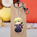 Game Fate Keychain Cartoon Figure Saber Astolfo Acrylic Pendent Keyring. 