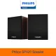 Philips SPA20 New Bluetooth Speaker Mini Portable Wood Grain Indoor Desktop Loudspeaker 1 pair for Computer Smartphone. 
