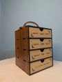 "Wooden Medicine Storage Box – First Aid Organizer Case for Home & Office".