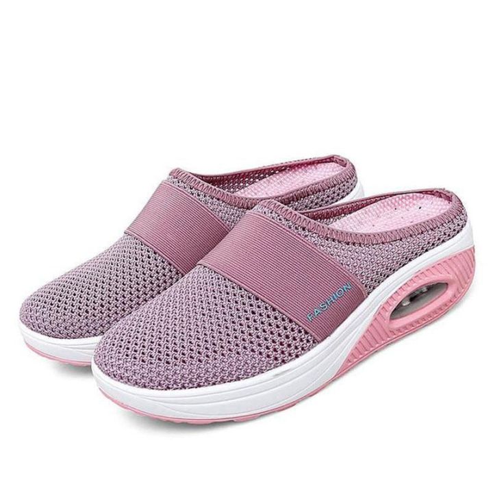 Atikota%20Women's%20Air%20Cushion%20Mule%20Slippers%20Breathable%20Lightweight%20Slip-On%20sandal%20Outdoor%20Casual%20Large%20Size%20sandals%20for%20women%20-%20Image%205