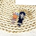 Wednesday Addams Keychain Kid Hand Pendant Toy Key Holder Key Ring Gift for Fans Jewelry.