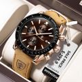 POEDAGAR Luxury Casual Sport Watch Top Brand Creative Chronograph Silicone Strap Date Luminous Waterproof Men Watches Male Clock.