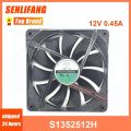 135MM 135x135x25MM New Chassis Power Cooling Fan S1352512H DC12V 0.45A 2 Lines For GLOBE FAN RL4Z. 
