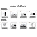 For PS5 Pro Main Unit Housing Left and Right Replacement Upper Cover Case Universal Digital Console Split Replace Case.