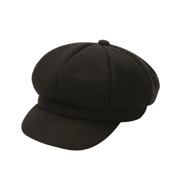 Octagonal%20shape%20Newsboy%20cap%20Versatile%20Solid%20color%20Plain%20design%20Wool%20hat%20Men%20and%20ladies%20Winter%20beret%20for%20Outdoor%20activities%20Street%20fashion%20Winter%20fashion%20Artist%20accessory%20Trendy%20headwear%20-%20Image%202