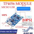 TP4056 Micro USB 5V 1A 18650 Lithium Battery Charger Module With Protection Dual Functions TP 4056 Charging Module [10PS]. 